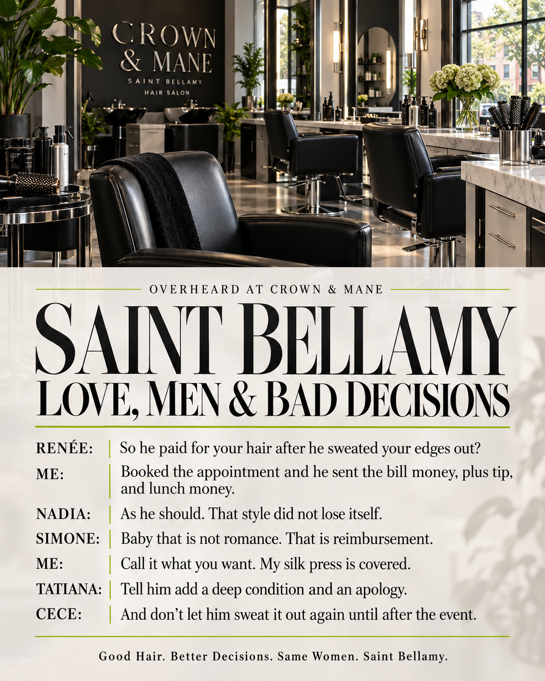 Saint Bellamy City Desk: Love Men Salon